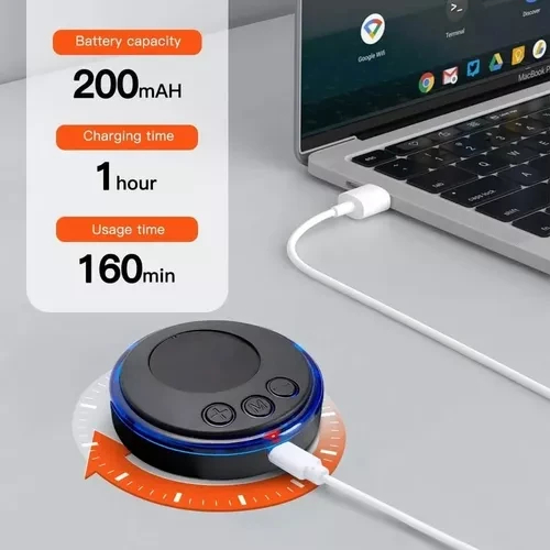 MINI MASAJEADOR ELÉCTRICO PARCHE 8 MODOS